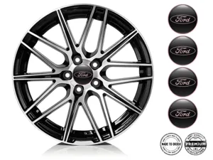 Ford Style Insignes Roue Autocollants Époxy Premium